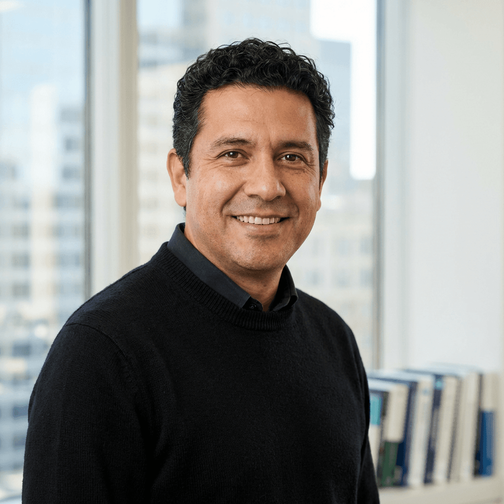 Miguel Torres smiling